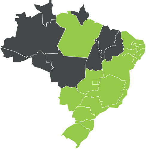 ONE Elevadores em todo o Brasil.